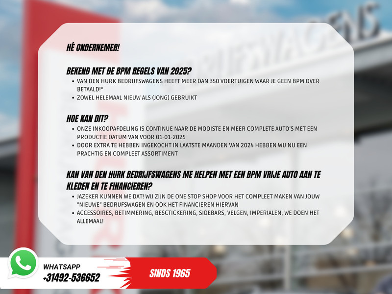 Kleine bestelwagen Ford Transit Courier 1.5 TDCI Trend BPM VRIJ! NL Auto/ Carplay/ DAB/ PDC/ Cruise/ Airco: afbeelding 7