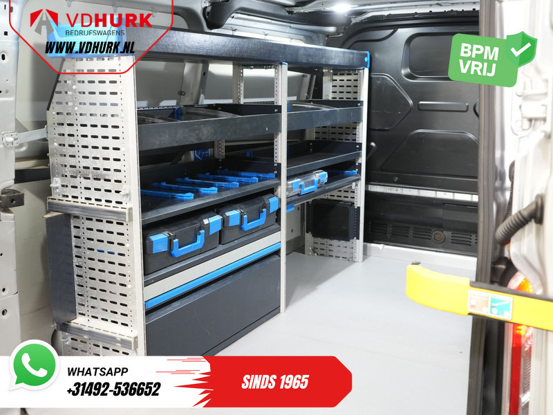 Gesloten bestelwagen Ford Transit Custom 2.0 TDCI 130 pk BPM VRIJ! Sortimo/ Standkachel/ Stoelverw./ Carplay/ Camera/ Navi/ Cruise: afbeelding 16