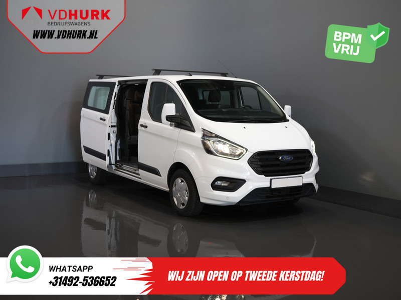 Kleine bestelwagen, Bestelwagen met dubbele cabine Ford Transit Custom 2.0 TDCI L2 Trend DC Dubbel Cabine BPM VRIJ! Stoelverw./ Carplay/ 2.7t Trekverm./ Navi/ PDC/ Cruise: afbeelding 9