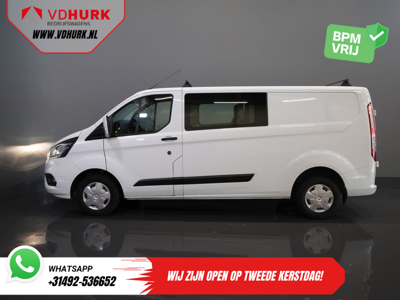 Kleine bestelwagen, Bestelwagen met dubbele cabine Ford Transit Custom 2.0 TDCI L2 Trend DC Dubbel Cabine BPM VRIJ! Stoelverw./ Carplay/ 2.7t Trekverm./ Navi/ PDC/ Cruise: afbeelding 10