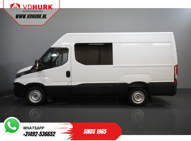 Gesloten bestelwagen, Bestelwagen met dubbele cabine Iveco Daily 35S16V 2.3 L3H2 155 pk Aut. DC Dubbel Cabine EXPORT ONLY 3.5T trekverm./ Climate/ Cruise/ Camera/ Trekhaak: afbeelding 9