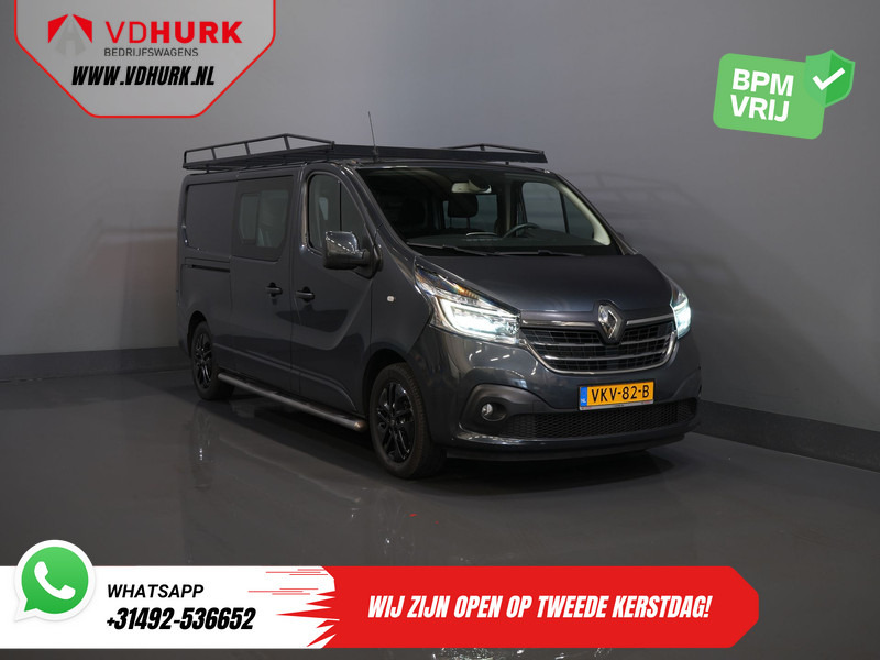 Renault Trafic 2.0 dCi 145 pk Aut. L2 DC Dubbel Cabine BPM VRIJ! 2xSchuifdeur/ LED/ Stoelverw./ Climate/ Cruise/ Imperiaal/ Sidebars/ Trekhaak/ - Kleine bestelwagen, Bestelwagen met dubbele cabine: afbeelding 1 Renault Trafic 2.0 dCi 145 pk Aut. L2 DC Dubbel Cabine BPM VRIJ! 2xSchuifdeur/ LED/ Stoelverw./ Climate/ Cruise/ Imperiaal/ Sidebars/ Trekhaak/ - Kleine bestelwagen, Bestelwagen met dubbele cabine: afbeelding 1