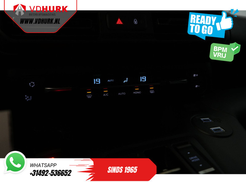 Kleine bestelwagen Toyota PROACE CITY 1.5 130 pk Aut. L2 BPM VRIJ! LED/ Virtual Cockpit/ 3 pers./ Carplay/ Camera/ Climate/ PDC/ Cruise: afbeelding 18
