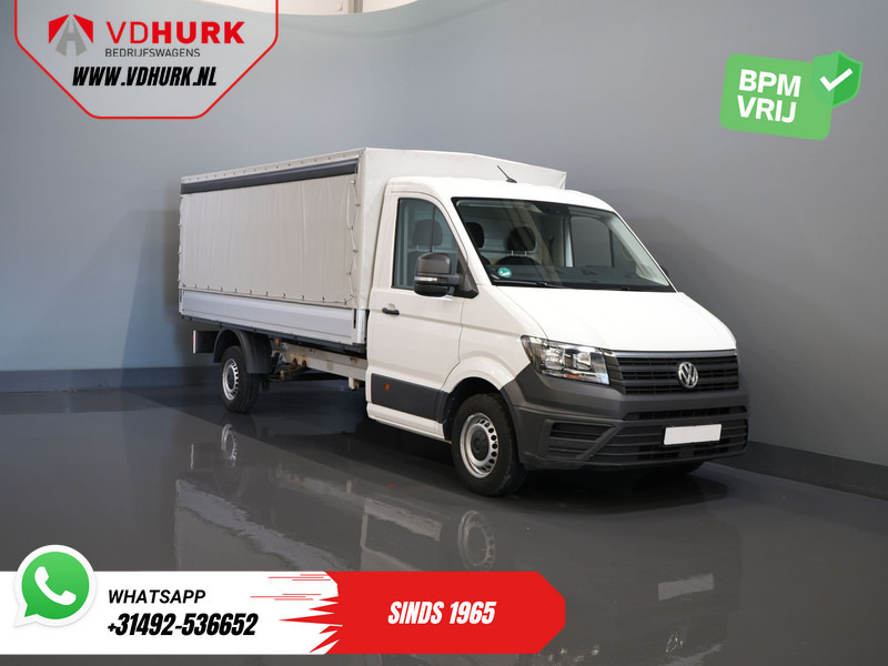 Volkswagen Crafter 35 2.0 TDI 180 pk DSG Aut. BPM VRIJ! 430x203 Open laadbak/ Schuifzeil/ Huif/ Climate/ Adapt. Cruise/ Camera/ Carplay - Bestelwagen open laadbak: afbeelding 1 Volkswagen Crafter 35 2.0 TDI 180 pk DSG Aut. BPM VRIJ! 430x203 Open laadbak/ Schuifzeil/ Huif/ Climate/ Adapt. Cruise/ Camera/ Carplay - Bestelwagen open laadbak: afbeelding 1