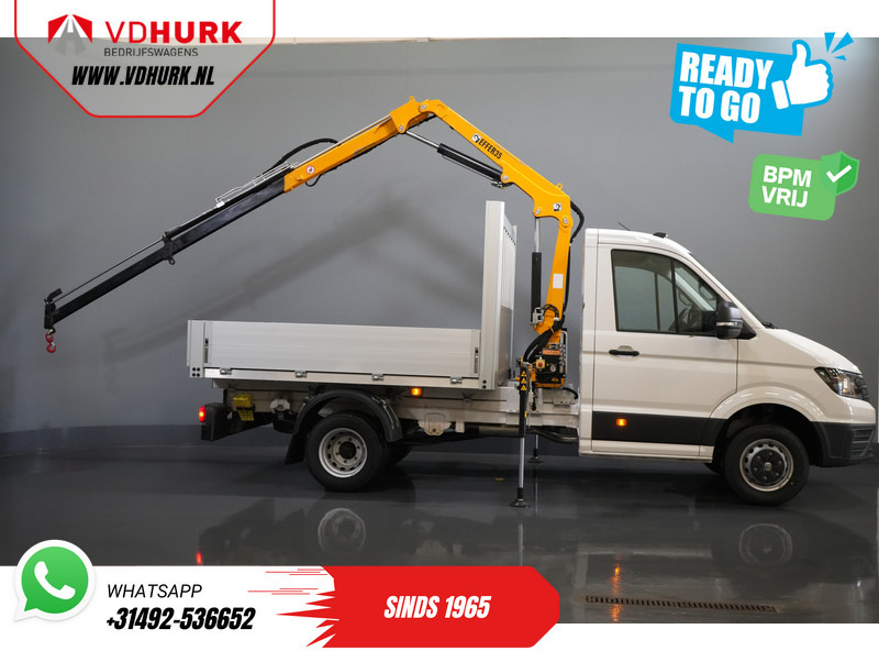 Volkswagen Crafter 50 165 pk Effer 352S Kraan/ Crane/ Kran/ Autokran/ PTO/ Open laadbak/ Dubbel Lucht - Bestelwagen open laadbak: afbeelding 2 Volkswagen Crafter 50 165 pk Effer 352S Kraan/ Crane/ Kran/ Autokran/ PTO/ Open laadbak/ Dubbel Lucht - Bestelwagen open laadbak: afbeelding 2