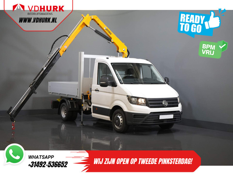 Volkswagen Crafter 50 165 pk Effer 352S Kraan/ Crane/ Kran/ Autokran/ PTO/ Open laadbak/ Dubbel Lucht - Pick-up: afbeelding 1 Volkswagen Crafter 50 165 pk Effer 352S Kraan/ Crane/ Kran/ Autokran/ PTO/ Open laadbak/ Dubbel Lucht - Pick-up: afbeelding 1