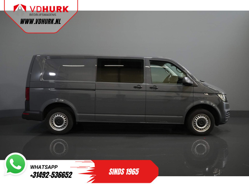 Kleine bestelwagen, Bestelwagen met dubbele cabine Volkswagen Transporter T6.1 2.0 TDI 150 Pk DSG Aut. L2 BPM VRIJ! DC Dubbel Cabine 4Motion/ Carplay/ Camera/ PDC/ Cruise/ Airco: afbeelding 10