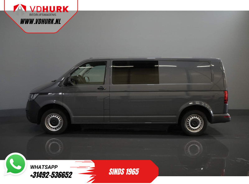 Kleine bestelwagen, Bestelwagen met dubbele cabine Volkswagen Transporter T6.1 2.0 TDI 150 Pk DSG Aut. L2 BPM VRIJ! DC Dubbel Cabine 4Motion/ Carplay/ Camera/ PDC/ Cruise/ Airco: afbeelding 9