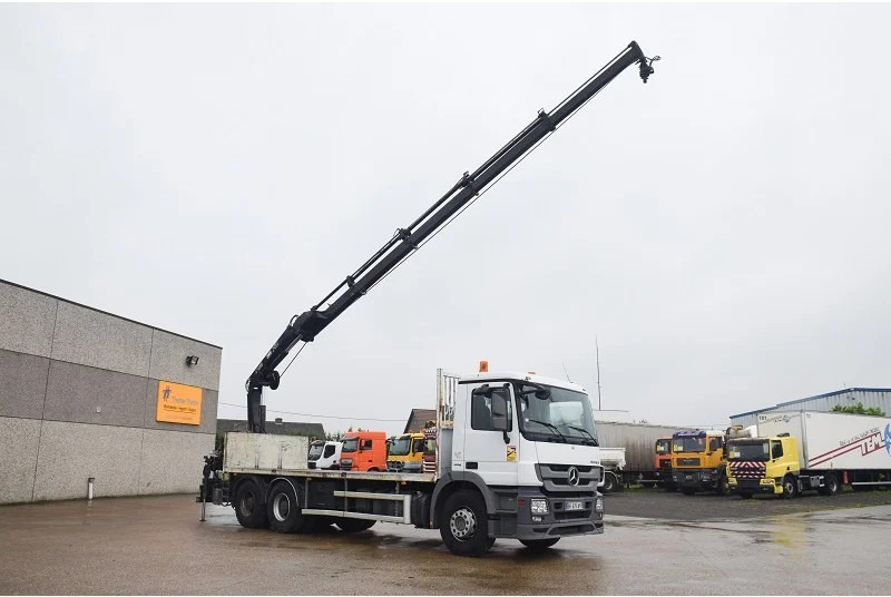 Mercedes-Benz Actros 2641 - Vrachtwagen met open laadbak, Kraanwagen: afbeelding 1 Mercedes-Benz Actros 2641 - Vrachtwagen met open laadbak, Kraanwagen: afbeelding 1