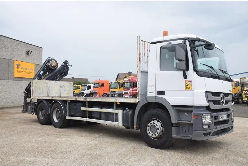 Mercedes-Benz Actros 2641 - Vrachtwagen met open laadbak, Kraanwagen: afbeelding 5 Mercedes-Benz Actros 2641 - Vrachtwagen met open laadbak, Kraanwagen: afbeelding 5