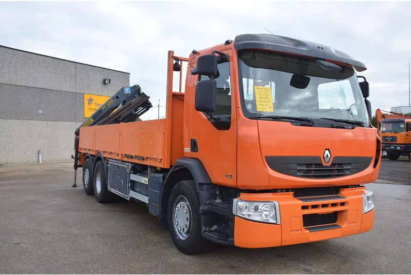 Renault Premium 410 - Vrachtwagen met open laadbak, Kraanwagen: afbeelding 5 Renault Premium 410 - Vrachtwagen met open laadbak, Kraanwagen: afbeelding 5