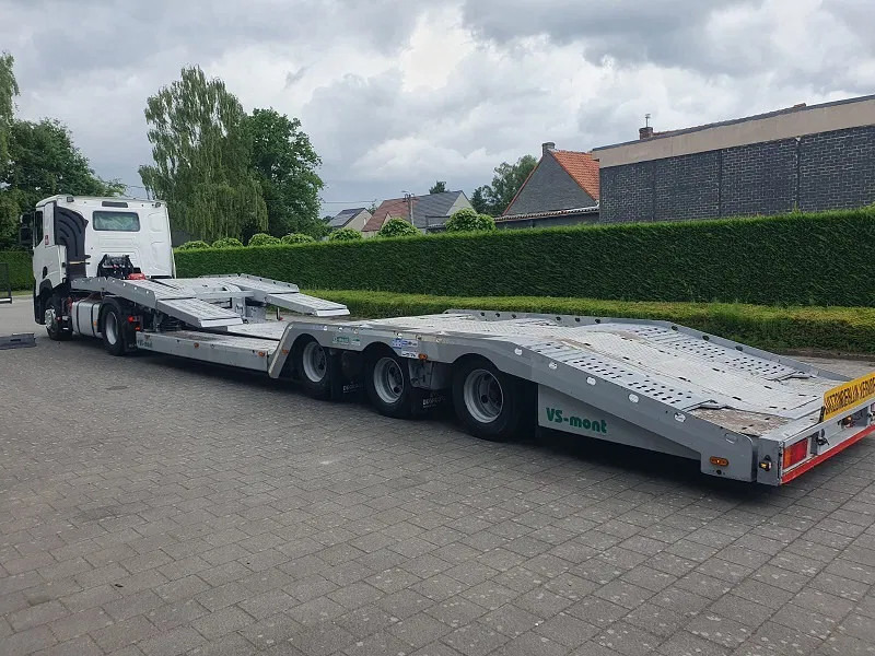 VS MONT VSAT02 -Belgische Trailer - Truck transporter - Autotransport oplegger: afbeelding 1 VS MONT VSAT02 -Belgische Trailer - Truck transporter - Autotransport oplegger: afbeelding 1