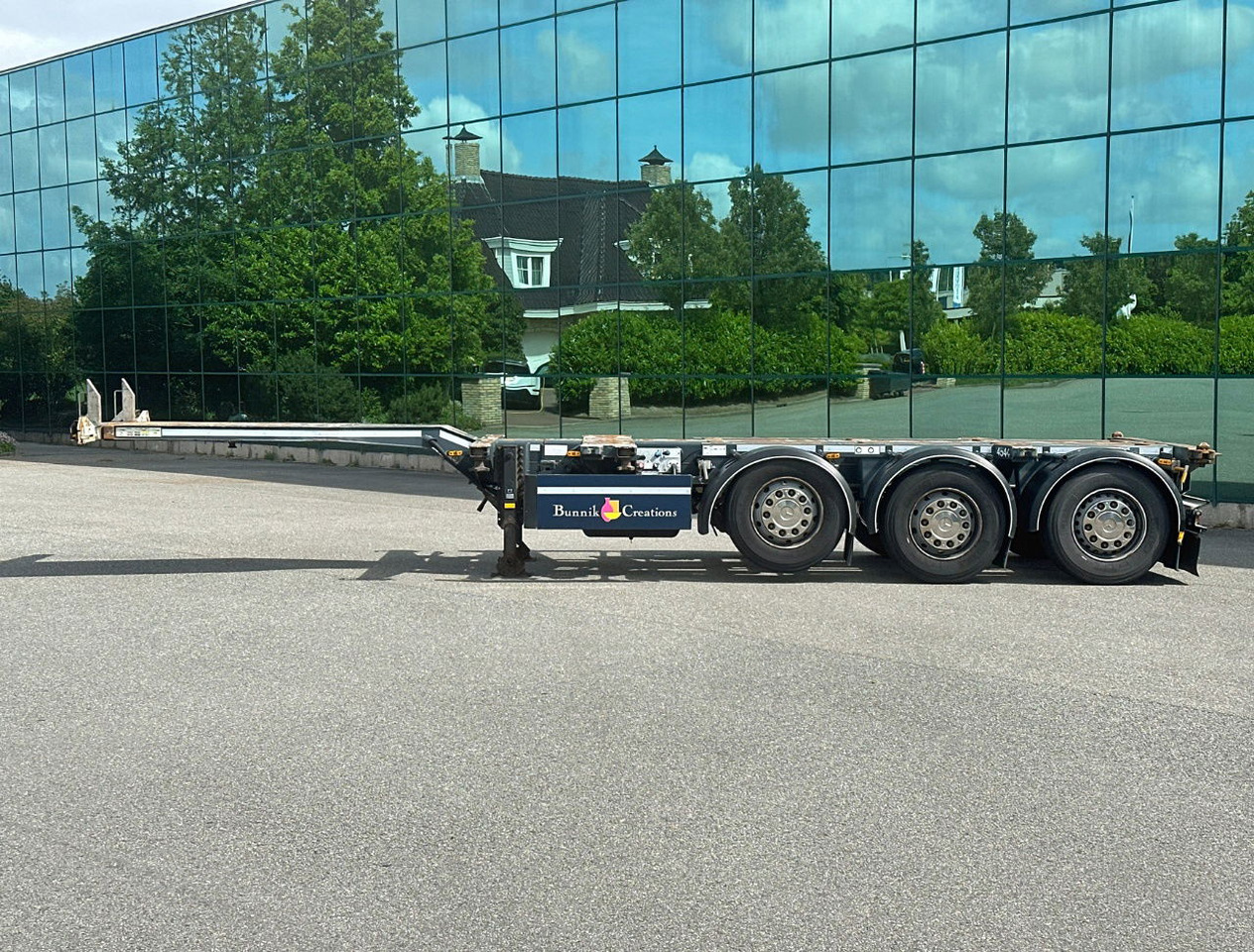 D-TEC FT43-03V Multi Liftaxle Disc Brakes TOP Condition NL Trailer - Containertransporter/ Wissellaadbak oplegger: afbeelding 2 D-TEC FT43-03V Multi Liftaxle Disc Brakes TOP Condition NL Trailer - Containertransporter/ Wissellaadbak oplegger: afbeelding 2