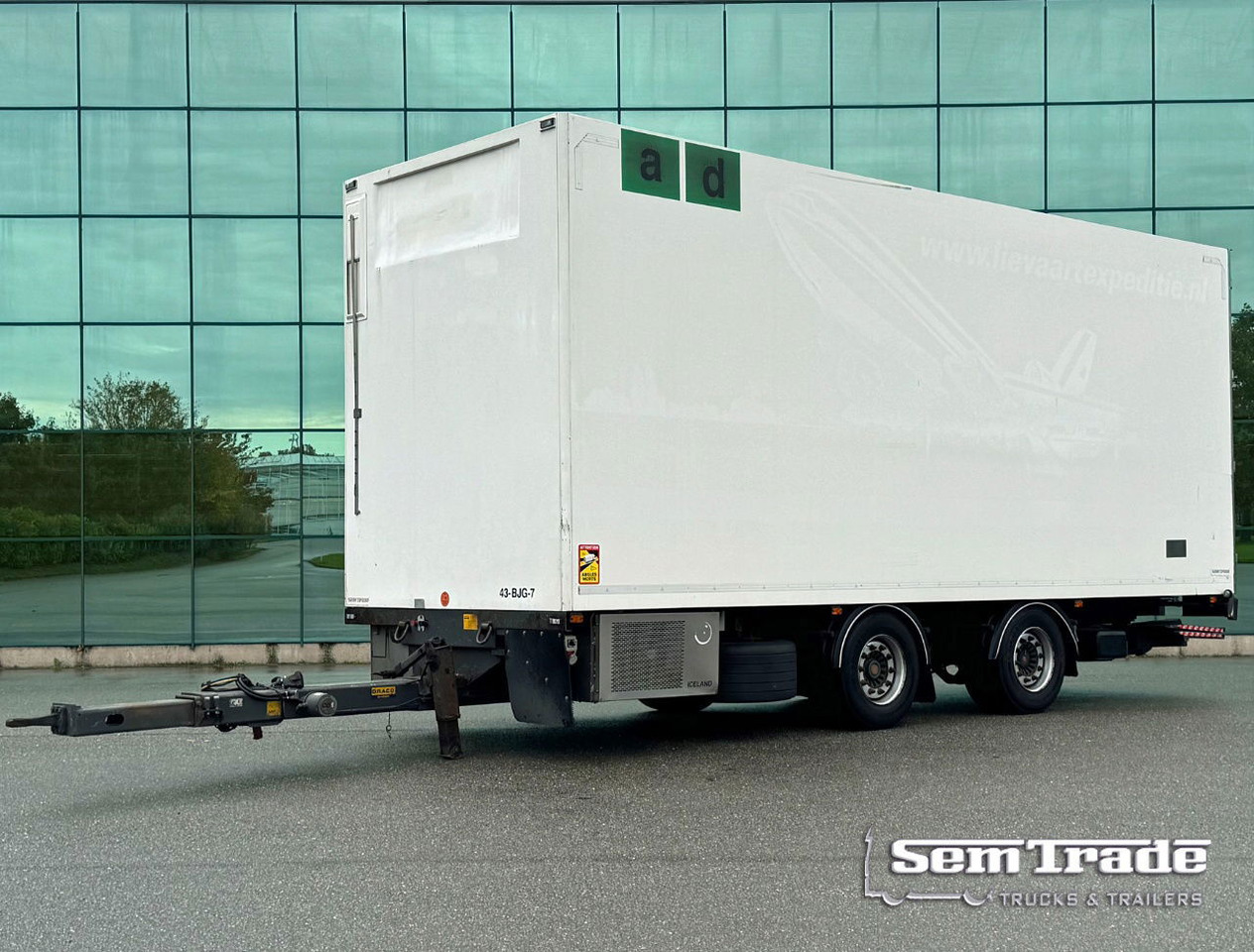 DRACO MZS 218 Wipkar 750 x 250 x 290 CM Inside Tail Lift 2021 TRS Iceland TOP Condition NL Trailertrailer - Gesloten aanhangwagen: afbeelding 1 DRACO MZS 218 Wipkar 750 x 250 x 290 CM Inside Tail Lift 2021 TRS Iceland TOP Condition NL Trailertrailer - Gesloten aanhangwagen: afbeelding 1