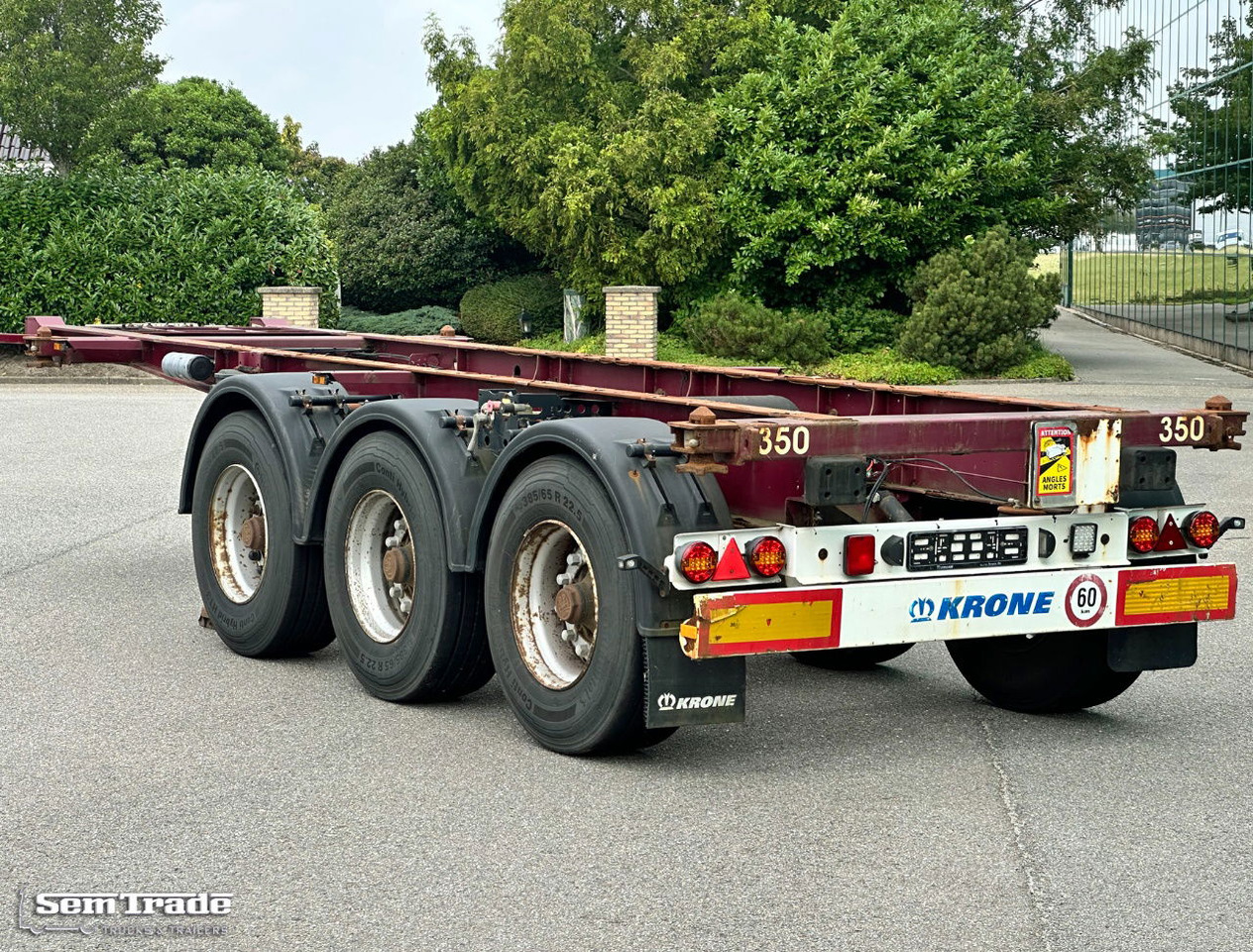Krone SD 27 BPW Axles Lift Axle Disc Brakes Belgium-Trailer - Containertransporter/ Wissellaadbak oplegger: afbeelding 3 Krone SD 27 BPW Axles Lift Axle Disc Brakes Belgium-Trailer - Containertransporter/ Wissellaadbak oplegger: afbeelding 3
