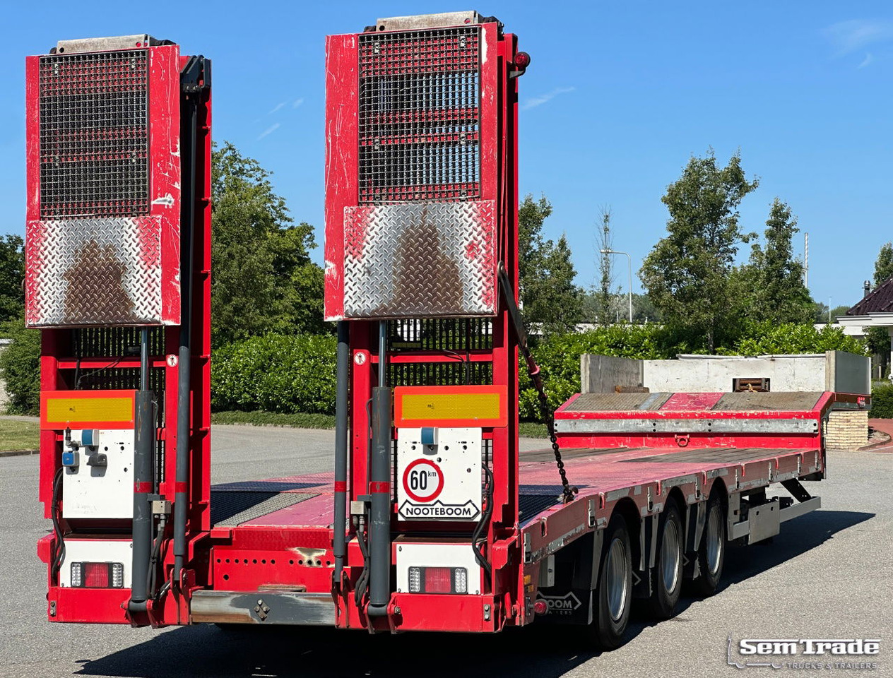 Nooteboom OSD-48-003 Semi 3 Axles Hydraulic Ramps Hinge TOP Condition - Dieplader oplegger: afbeelding 5 Nooteboom OSD-48-003 Semi 3 Axles Hydraulic Ramps Hinge TOP Condition - Dieplader oplegger: afbeelding 5