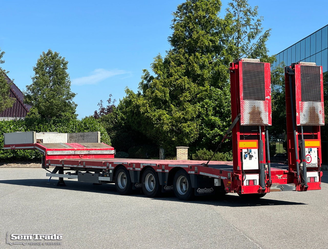 Nooteboom OSD-48-003 Semi 3 Axles Hydraulic Ramps Hinge TOP Condition - Dieplader oplegger: afbeelding 3 Nooteboom OSD-48-003 Semi 3 Axles Hydraulic Ramps Hinge TOP Condition - Dieplader oplegger: afbeelding 3