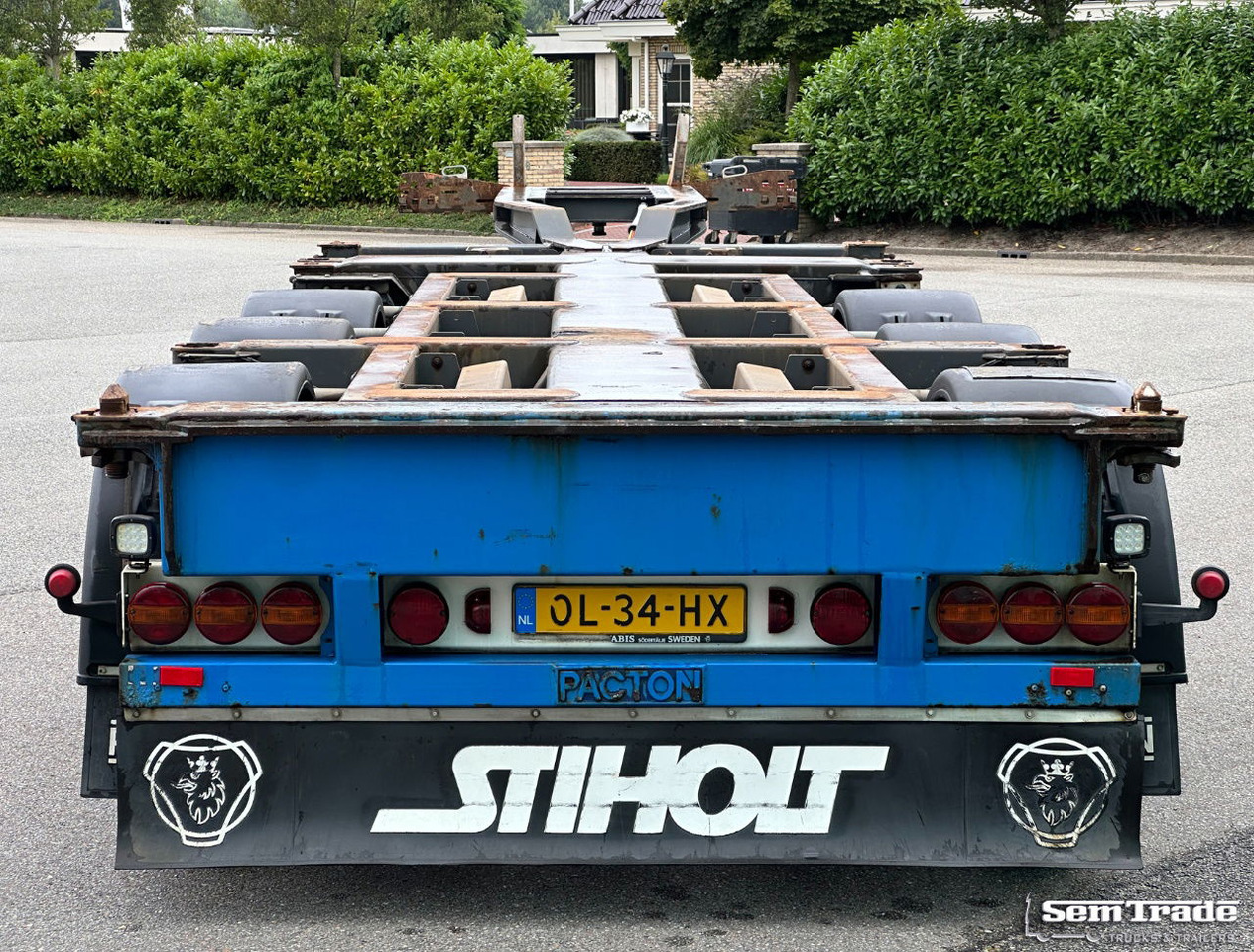 Pacton TXC.343.KB Front+Middle+Back Slider Lift Axle Steering Axle NL-Trailer - Containertransporter/ Wissellaadbak oplegger: afbeelding 4 Pacton TXC.343.KB Front+Middle+Back Slider Lift Axle Steering Axle NL-Trailer - Containertransporter/ Wissellaadbak oplegger: afbeelding 4