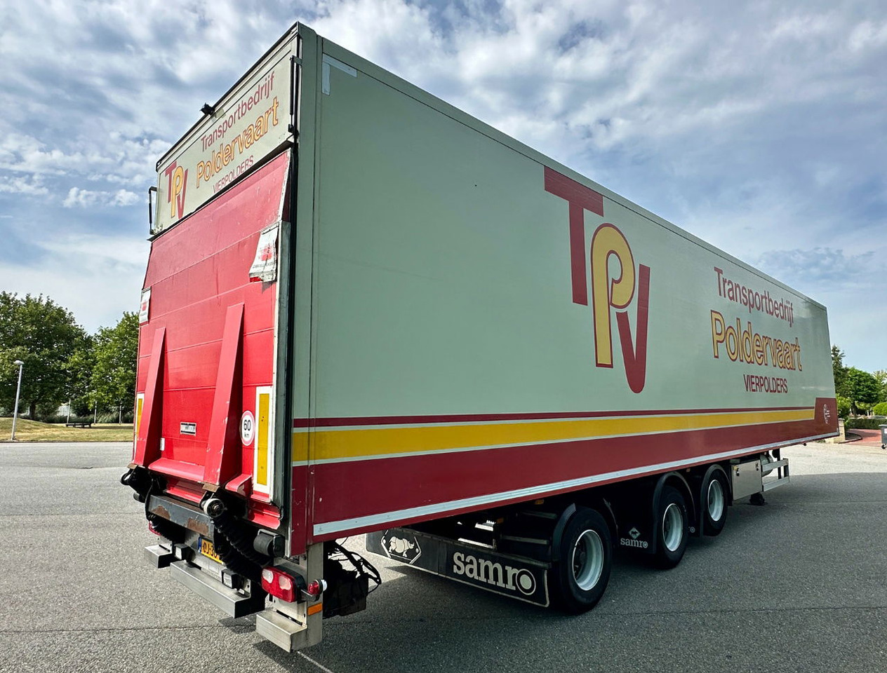 Samro 3-AS Stuuras 3 Tons Achtersluitklep - Koelwagen oplegger: afbeelding 5 Samro 3-AS Stuuras 3 Tons Achtersluitklep - Koelwagen oplegger: afbeelding 5