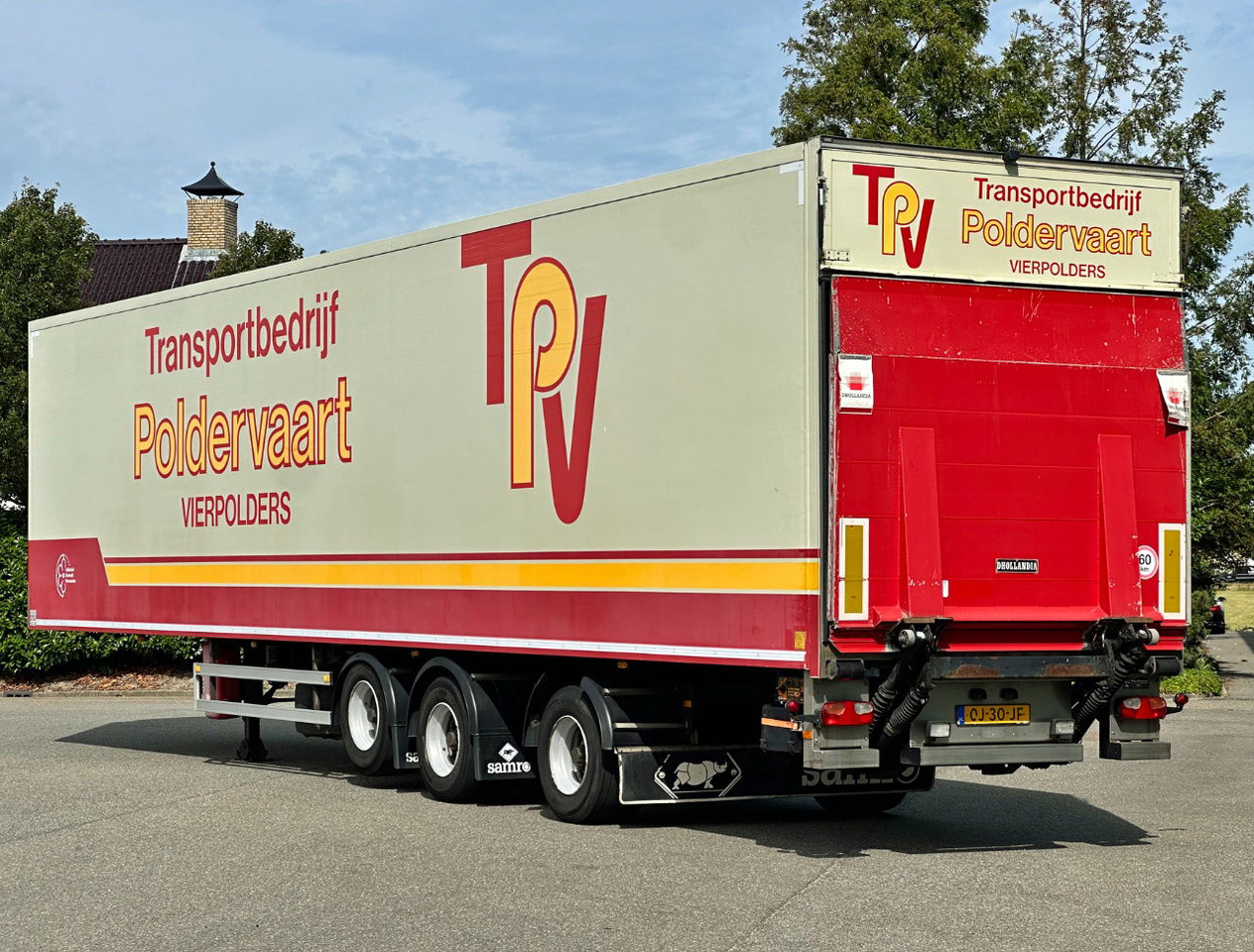 Samro 3-AS Stuuras 3 Tons Achtersluitklep - Koelwagen oplegger: afbeelding 3 Samro 3-AS Stuuras 3 Tons Achtersluitklep - Koelwagen oplegger: afbeelding 3