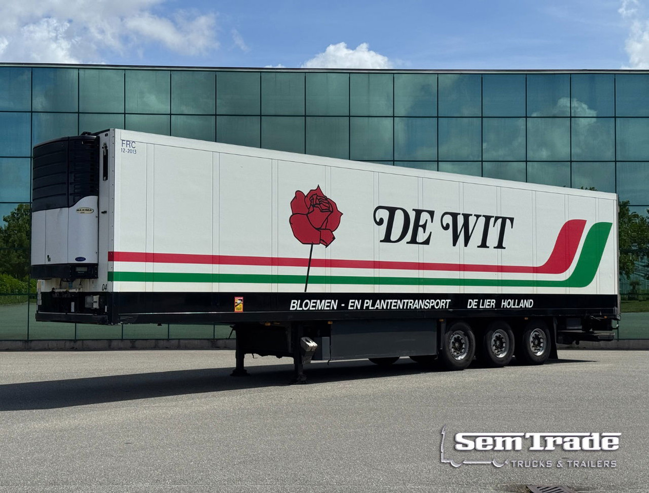 Schmitz Cargobull SKO24 Maxima 1300 Flowerwide 270 CM High 2x Liftaxle Tail Lift - Koelwagen oplegger: afbeelding 1 Schmitz Cargobull SKO24 Maxima 1300 Flowerwide 270 CM High 2x Liftaxle Tail Lift - Koelwagen oplegger: afbeelding 1