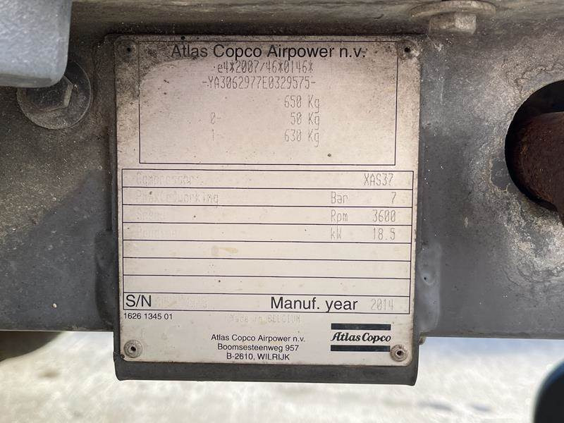 Atlas-Copco XAS 37 KD - Luchtcompressor: afbeelding 5 Atlas-Copco XAS 37 KD - Luchtcompressor: afbeelding 5