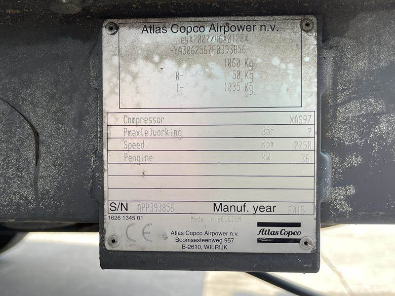 Atlas-Copco XAS 97 DD - N - Luchtcompressor: afbeelding 5 Atlas-Copco XAS 97 DD - N - Luchtcompressor: afbeelding 5