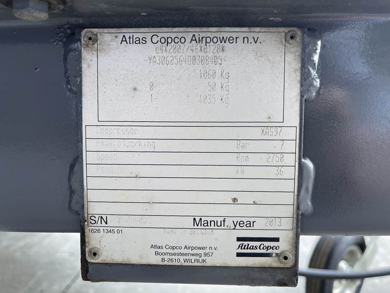 Atlas-Copco XAS 97 DD - N - Luchtcompressor: afbeelding 5 Atlas-Copco XAS 97 DD - N - Luchtcompressor: afbeelding 5