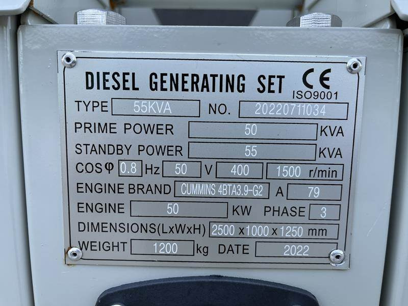 Cummins 55 kVA - Industrie generator: afbeelding 2 Cummins 55 kVA - Industrie generator: afbeelding 2