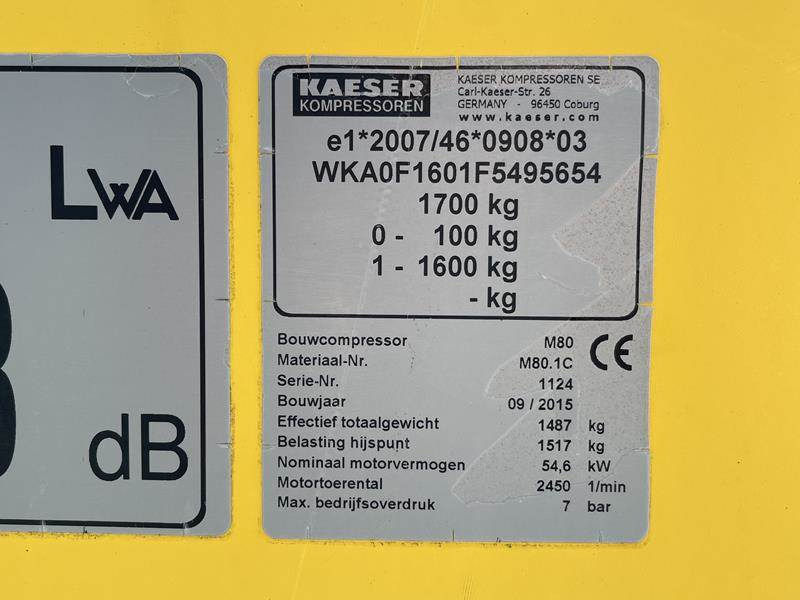 Kaeser M 80 - N - Luchtcompressor: afbeelding 4 Kaeser M 80 - N - Luchtcompressor: afbeelding 4