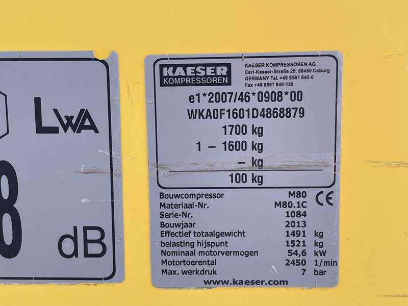 Kaeser M 80 - N - Luchtcompressor: afbeelding 4 Kaeser M 80 - N - Luchtcompressor: afbeelding 4