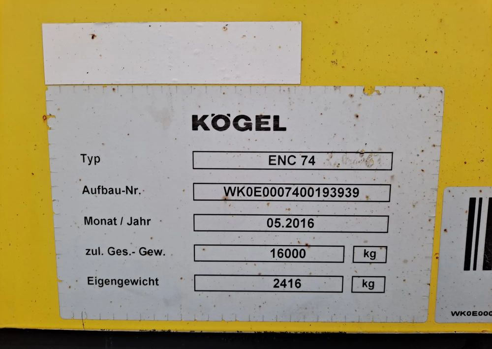 Schuifzeilen laadbak Inny Wymienna zabudowa BDF Firana Krone: afbeelding 6