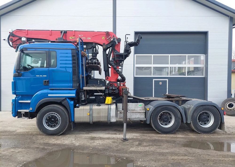 MAN TGS 26-480 6x4 do drewna PALFINGER Epsilon S 270L83 - Trekker: afbeelding 2 MAN TGS 26-480 6x4 do drewna PALFINGER Epsilon S 270L83 - Trekker: afbeelding 2