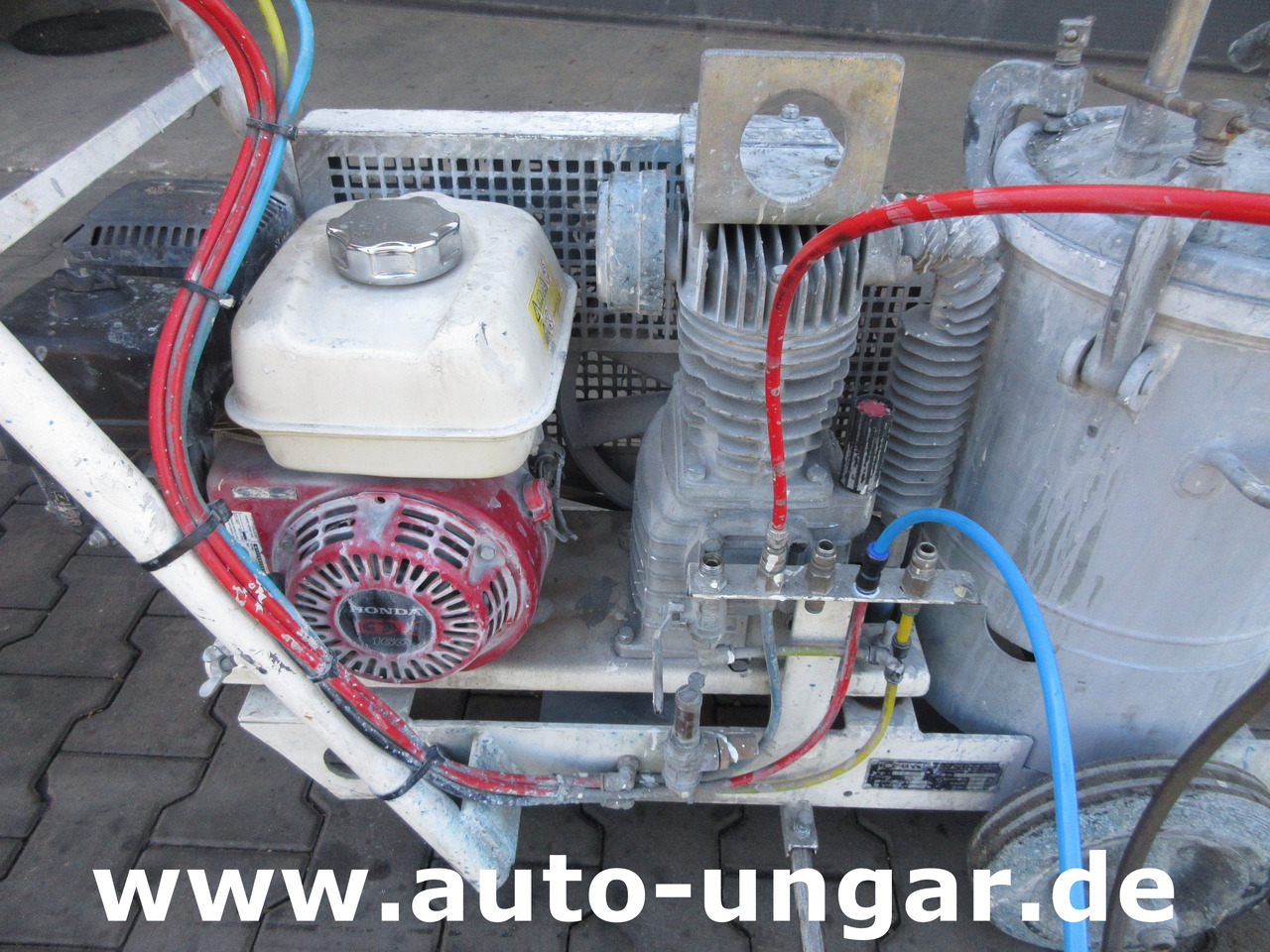 Hofmann H5-1 Straßenmarkierungsmaschine Roadmarking Machine Graco Markiermaschine - Asfaltmachine: afbeelding 4 Hofmann H5-1 Straßenmarkierungsmaschine Roadmarking Machine Graco Markiermaschine - Asfaltmachine: afbeelding 4