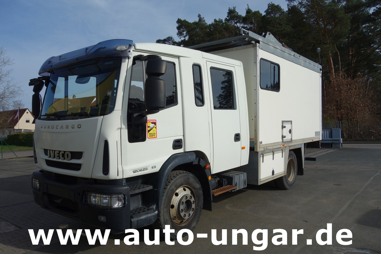 IVECO Eurocargo 120E225Doka Koffer mobile Werkstatt LBW Dachträger Wohnmobil Dif.-Sperre - Bakwagen: afbeelding 1 IVECO Eurocargo 120E225Doka Koffer mobile Werkstatt LBW Dachträger Wohnmobil Dif.-Sperre - Bakwagen: afbeelding 1