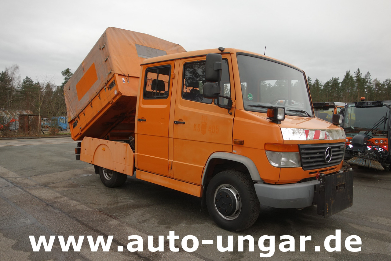 MERCEDES-BENZ 614 D Vario Kipper DOKA Plane °961 Winterdienst - Kipper bestelwagen: afbeelding 1 MERCEDES-BENZ 614 D Vario Kipper DOKA Plane °961 Winterdienst - Kipper bestelwagen: afbeelding 1