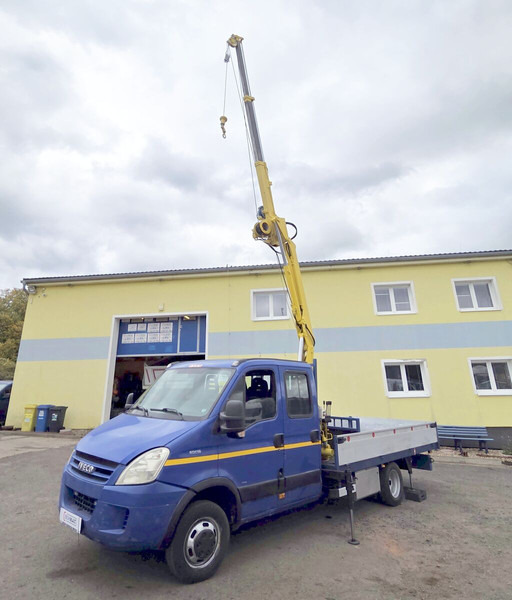 Iveco 50C18 Daily 3.D 16V +Effer - Bestelwagen open laadbak, Bestelwagen met dubbele cabine: afbeelding 1 Iveco 50C18 Daily 3.D 16V +Effer - Bestelwagen open laadbak, Bestelwagen met dubbele cabine: afbeelding 1