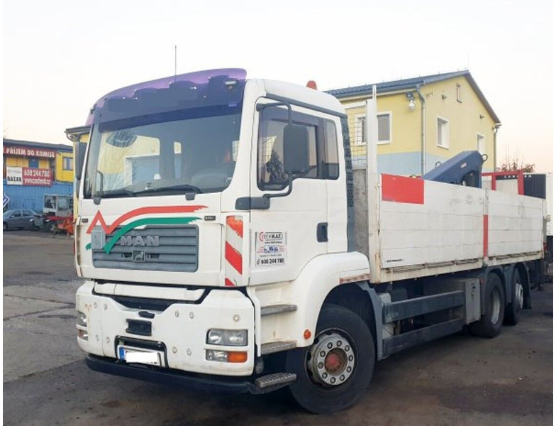 MAN 6x2 EUR4 TGA 26.430 BL crane REMOTE - Vrachtwagen met open laadbak, Kraanwagen: afbeelding 2 MAN 6x2 EUR4 TGA 26.430 BL crane REMOTE - Vrachtwagen met open laadbak, Kraanwagen: afbeelding 2