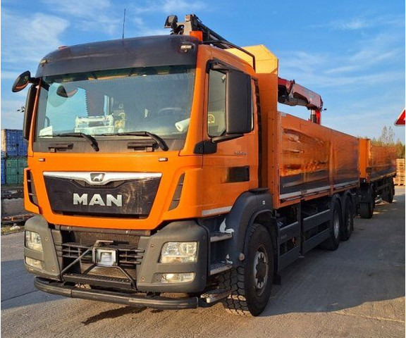 MAN TGS 26.440 - Vrachtwagen met open laadbak, Kraanwagen: afbeelding 4 MAN TGS 26.440 - Vrachtwagen met open laadbak, Kraanwagen: afbeelding 4