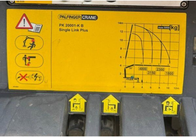 Mercedes-Benz Antos 2535 +Palfinger PK 20001-K - Vrachtwagen met open laadbak, Kraanwagen: afbeelding 5 Mercedes-Benz Antos 2535 +Palfinger PK 20001-K - Vrachtwagen met open laadbak, Kraanwagen: afbeelding 5