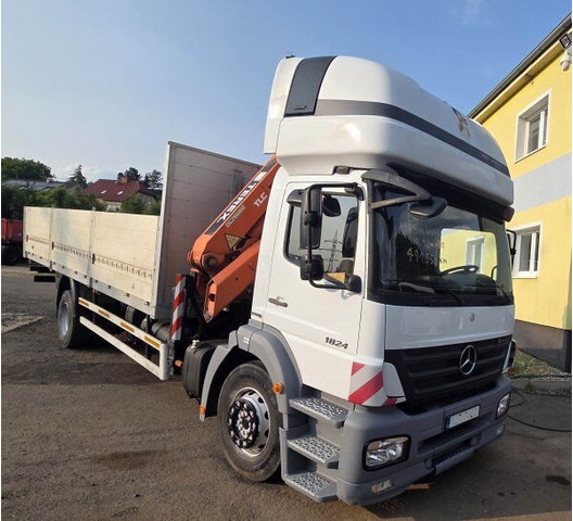 Mercedes-Benz Axor 1824 - Vrachtwagen met open laadbak, Kraanwagen: afbeelding 2 Mercedes-Benz Axor 1824 - Vrachtwagen met open laadbak, Kraanwagen: afbeelding 2