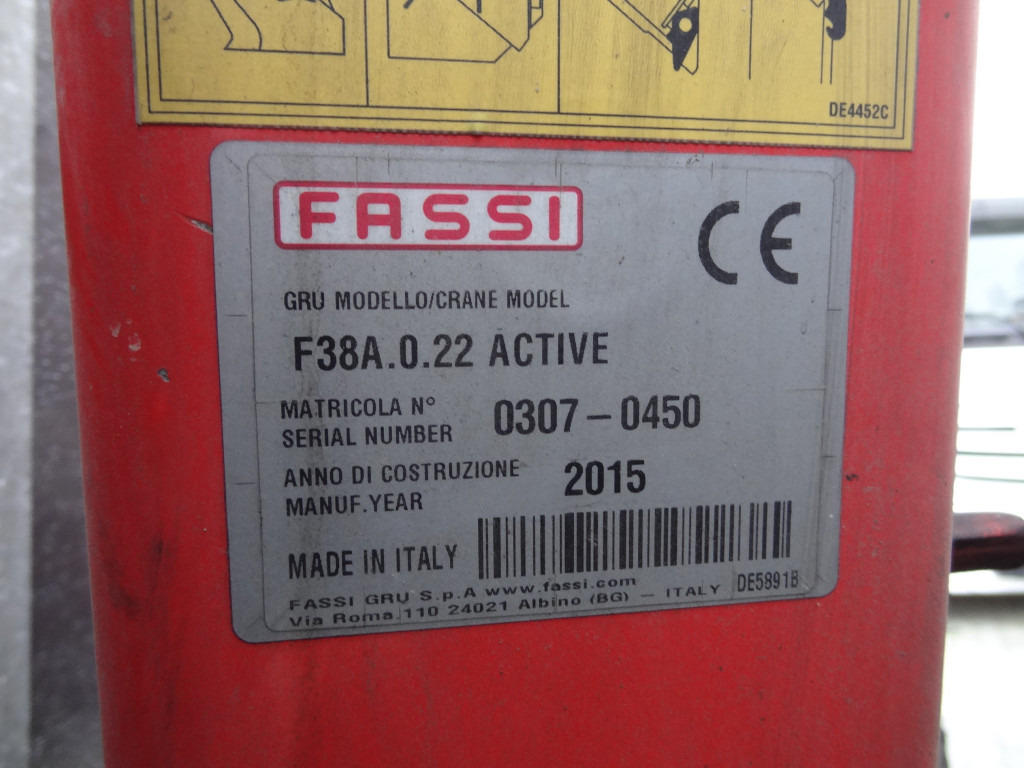 Iveco EuroCargo 120E25 Fassi F38 - Vrachtwagen met open laadbak, Kraanwagen: afbeelding 5 Iveco EuroCargo 120E25 Fassi F38 - Vrachtwagen met open laadbak, Kraanwagen: afbeelding 5