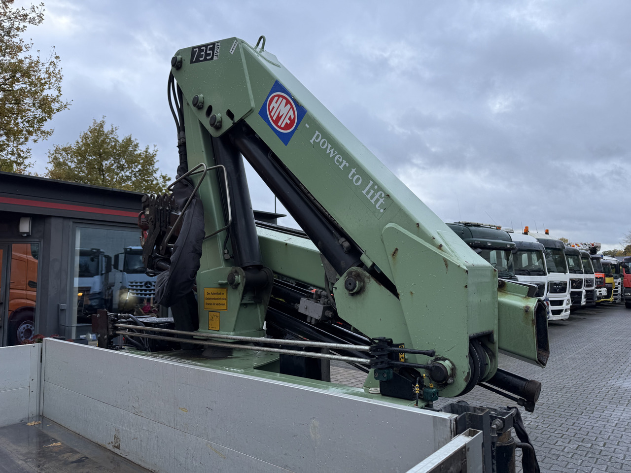 Iveco EuroCargo 80E22 Kran HMF 735 bis 15 Meter - Kraanwagen, Vrachtwagen met open laadbak: afbeelding 4 Iveco EuroCargo 80E22 Kran HMF 735 bis 15 Meter - Kraanwagen, Vrachtwagen met open laadbak: afbeelding 4