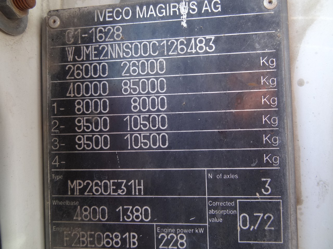 Iveco EuroTrakker 260E31 6X4 Palfinger 36002 - Kraanwagen, Vrachtwagen met open laadbak: afbeelding 3 Iveco EuroTrakker 260E31 6X4 Palfinger 36002 - Kraanwagen, Vrachtwagen met open laadbak: afbeelding 3