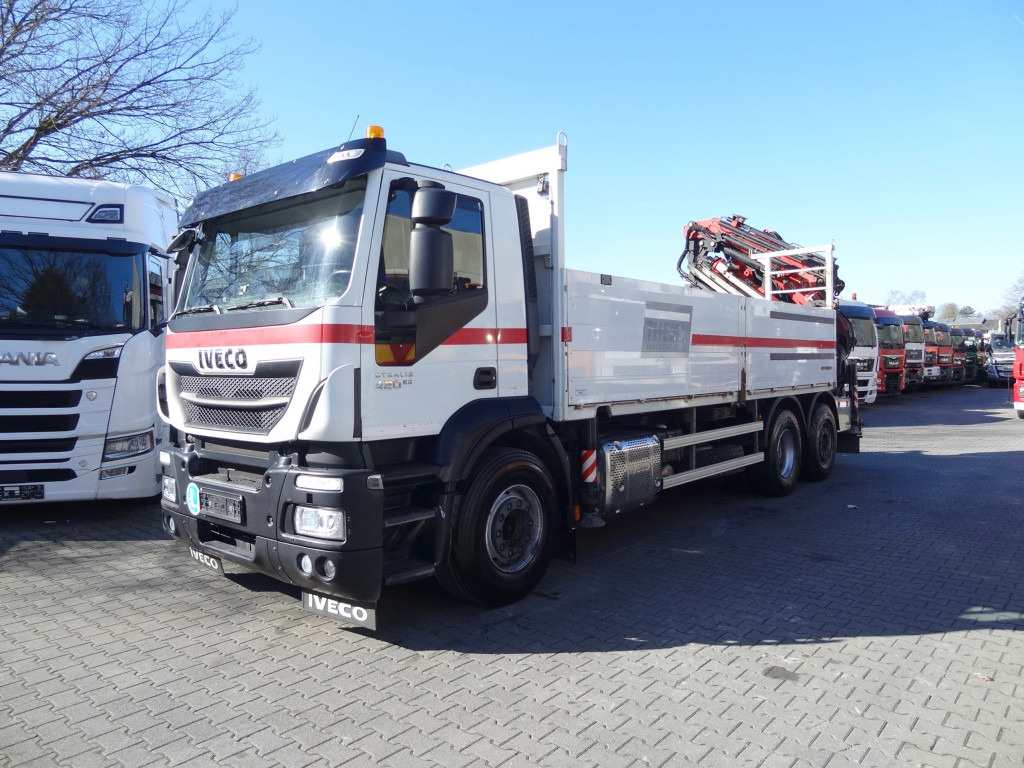 Iveco Stralis 420 6X2 Montagekran Fassi F335 28Meter - Kraanwagen, Vrachtwagen met open laadbak: afbeelding 1 Iveco Stralis 420 6X2 Montagekran Fassi F335 28Meter - Kraanwagen, Vrachtwagen met open laadbak: afbeelding 1