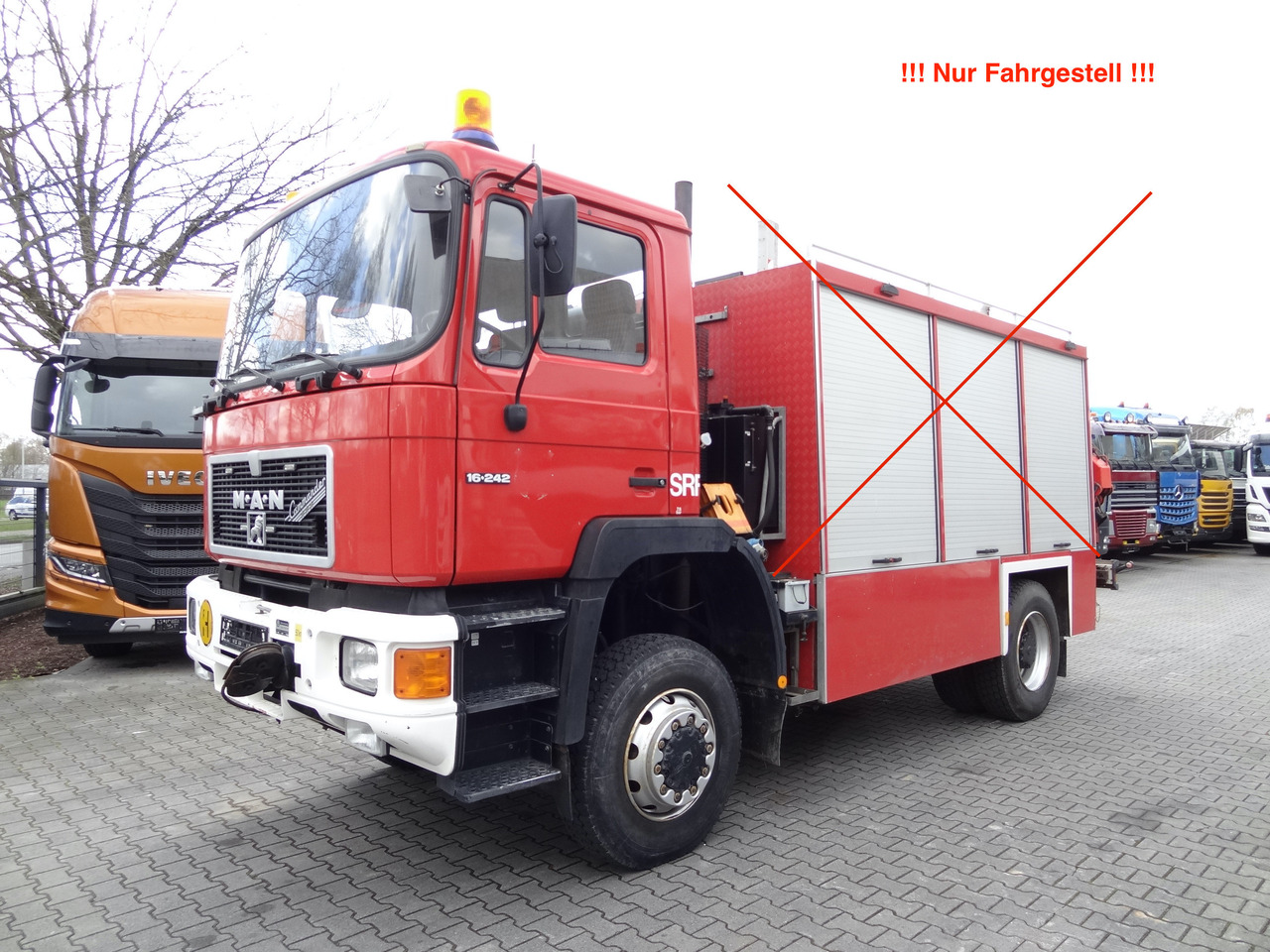 MAN F90 16.242 4X4 / Feuerwehr - Chassis vrachtwagen: afbeelding 1 MAN F90 16.242 4X4 / Feuerwehr - Chassis vrachtwagen: afbeelding 1