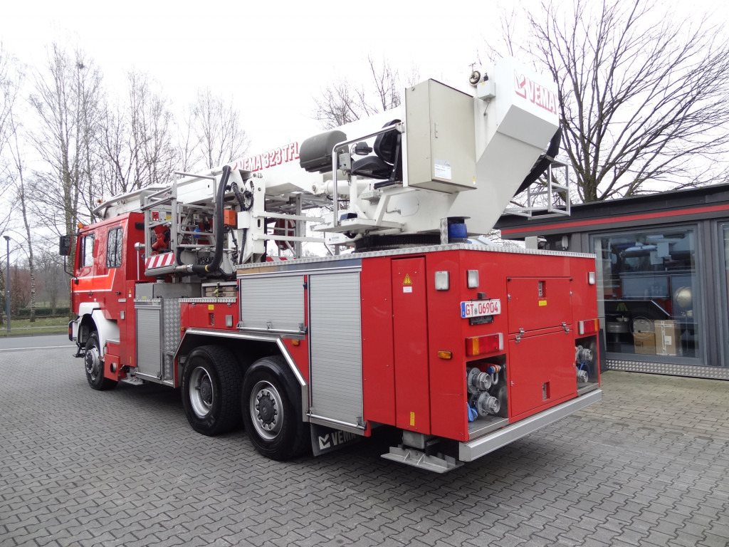 Vrachtwagen hoogwerker MAN FE 410 6X6 Feuerwehr Vema Lift 32 Meter: afbeelding 10