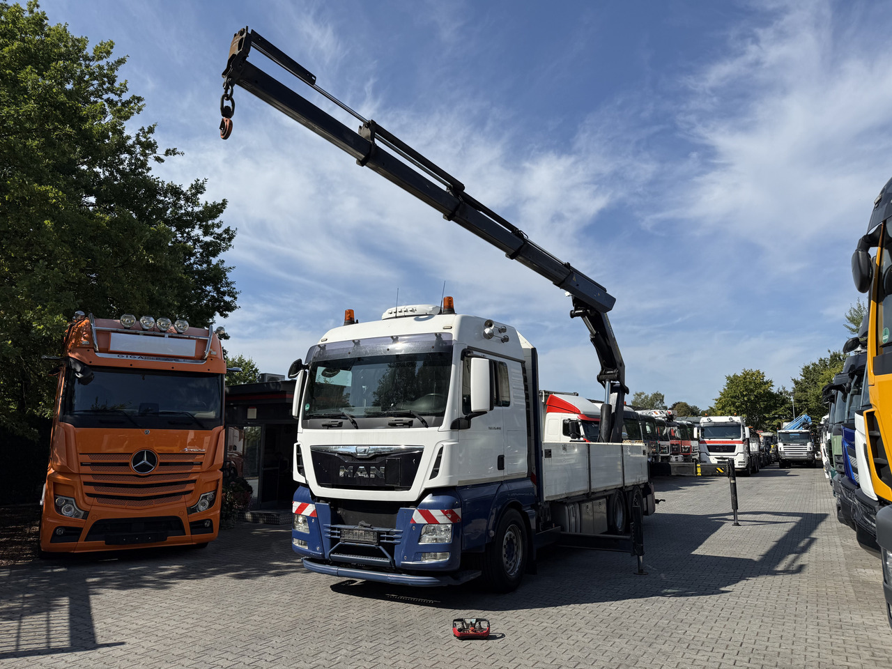 MAN TGX 26.440 6X2 Palfinger PK42502 - Kraanwagen, Vrachtwagen met open laadbak: afbeelding 1 MAN TGX 26.440 6X2 Palfinger PK42502 - Kraanwagen, Vrachtwagen met open laadbak: afbeelding 1
