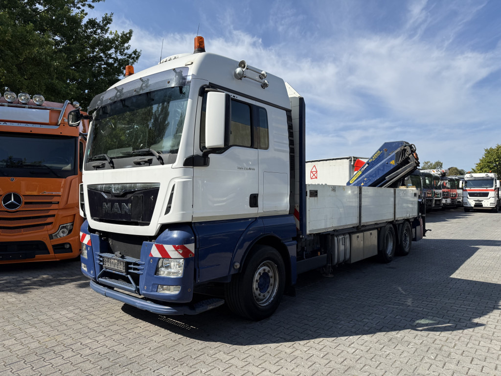 MAN TGX 26.440 6X2 Palfinger PK42502 - Vrachtwagen met open laadbak, Kraanwagen: afbeelding 1 MAN TGX 26.440 6X2 Palfinger PK42502 - Vrachtwagen met open laadbak, Kraanwagen: afbeelding 1
