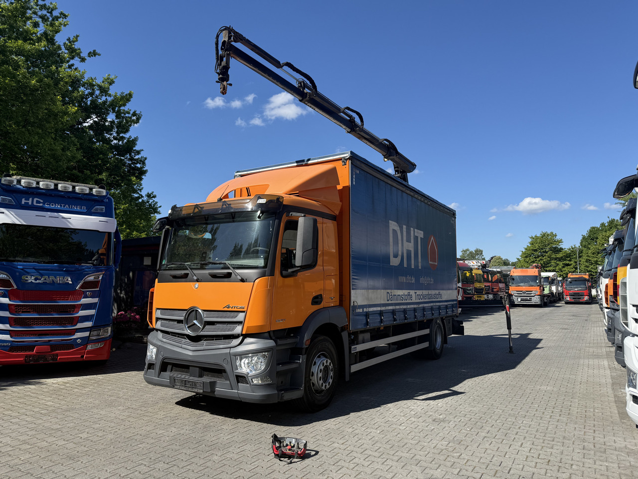 Mercedes-Benz Actros 1827 Kran Palfinger PK 9002 - Kraanwagen, Schuifzeilen vrachtwagen: afbeelding 1 Mercedes-Benz Actros 1827 Kran Palfinger PK 9002 - Kraanwagen, Schuifzeilen vrachtwagen: afbeelding 1